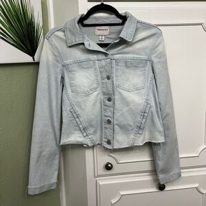 Cropped denim Jean jacket